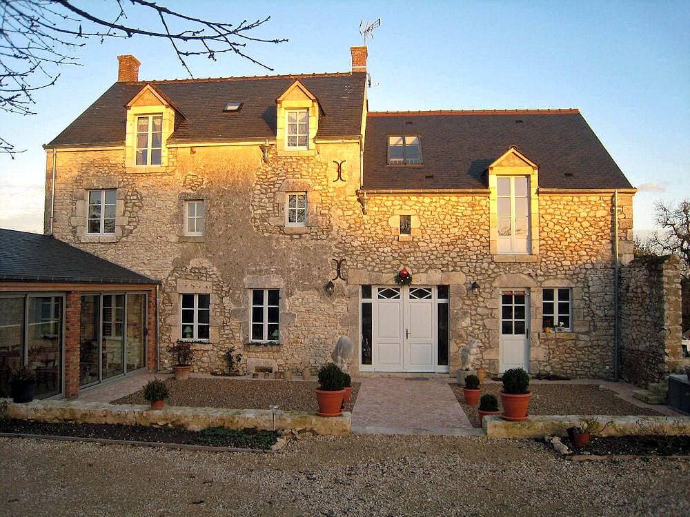 La Maison d'Eugénie - Chambre Herbilly in Mer, Région de Blois