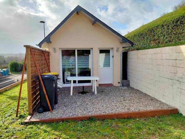 Location de vacances pour 4 personnes, avec Terrasse ainsi que Jardin et Vue à Martin-Église
