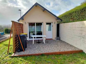 Gîte pour 4 personnes, avec jardin et vue, animaux acceptés à Martin-Église