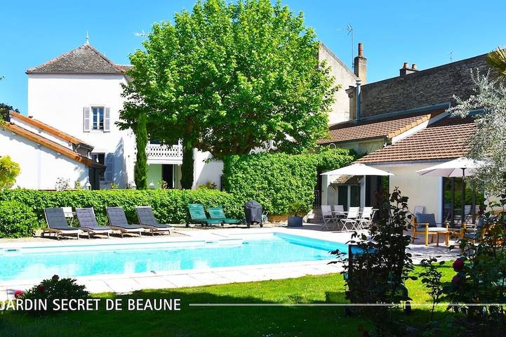 Appartement de vacances pour 2 personnes, avec piscine ainsi que jardin et terrasse à Beaune