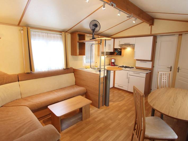 Mobilheim am Völkermarkter Stausee in Völkermarkt, Lavanttaler Alpen