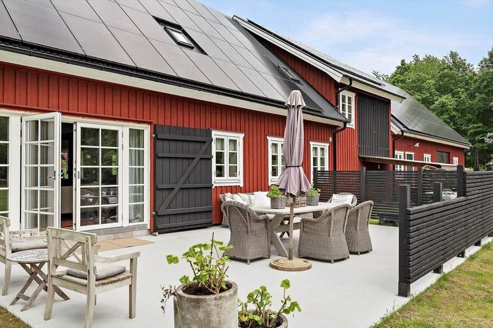 Ferienhaus für 8 Personen, mit Terrasse und Sauna am Bolmen