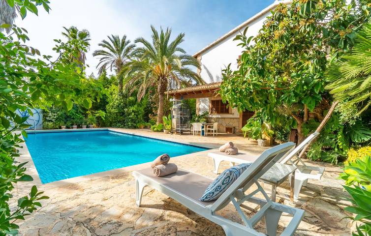 Consell Charm: Piso de 100m2 con Piscina, Cocina, AA | 800m a Ca Na Maria in Consell, Interior de Mallorca