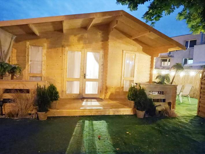 Ferienhaus für 4 Personen, mit Terrasse und Garten sowie Ausblick in Halbinsel Hel