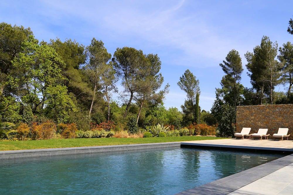 Lodge Estate Rampale, beheizter Pool, zwischen Aix-en-Provence und Marseille in Fuveau, Mittelmeerküste (Frankreich)