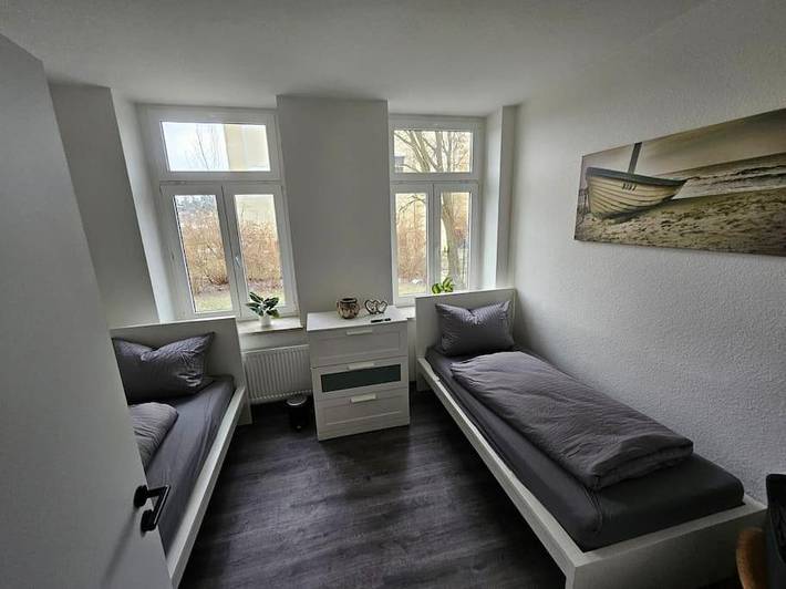 Ferienwohnung für 3 Personen, mit Garten in Talsperre Pöhl