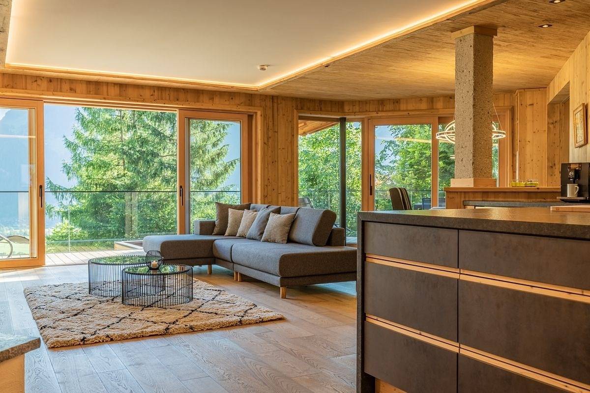 Chalet Residenz Mühlermoos - Bergpanorama in Ramsau im Zillertal, Zillertaler Alpen