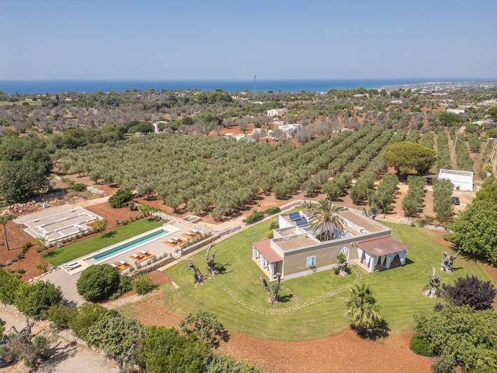 Villa per 11 persone, con balcone e balcone/terrazza a Morciano di Leuca