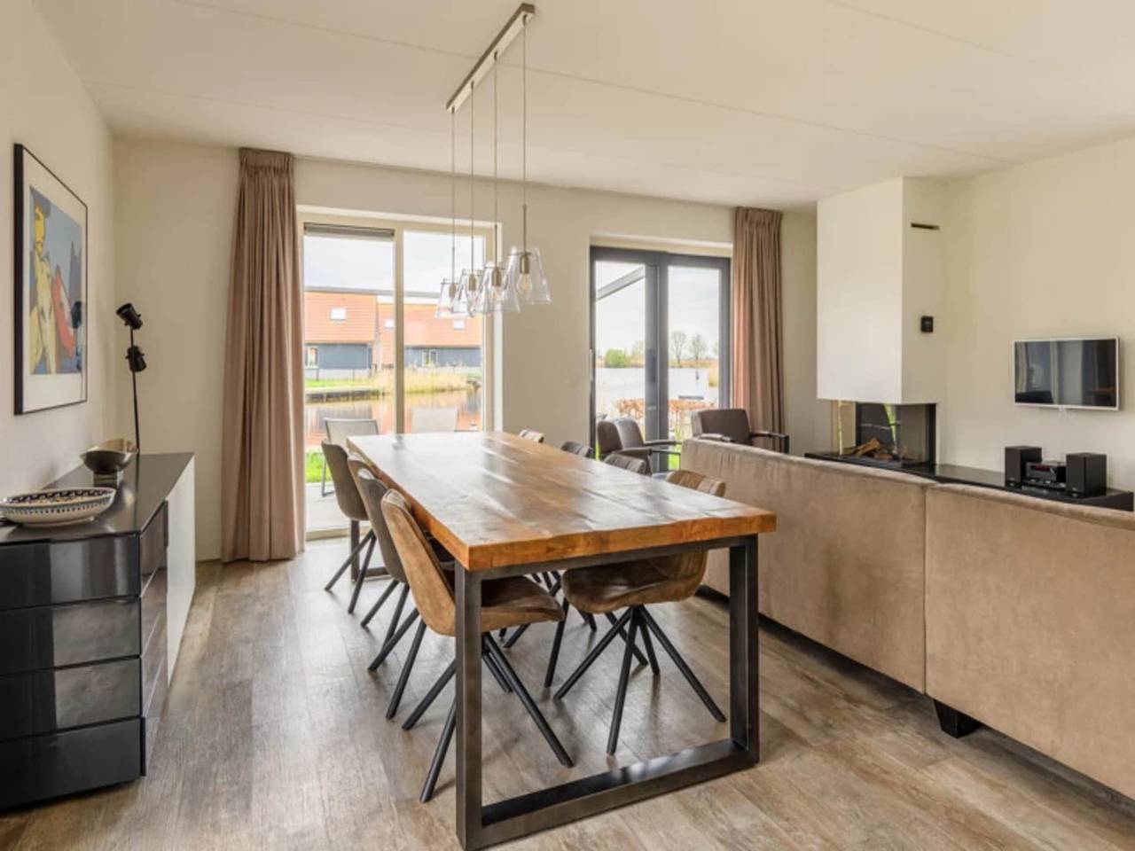Ferienhaus in Langelille in der Nähe des Sees in Friesland