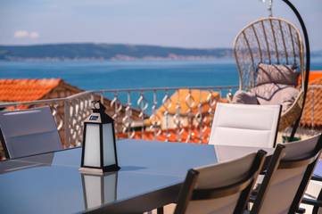Ferienhaus für 3 Personen, mit Terrasse in Kaštela