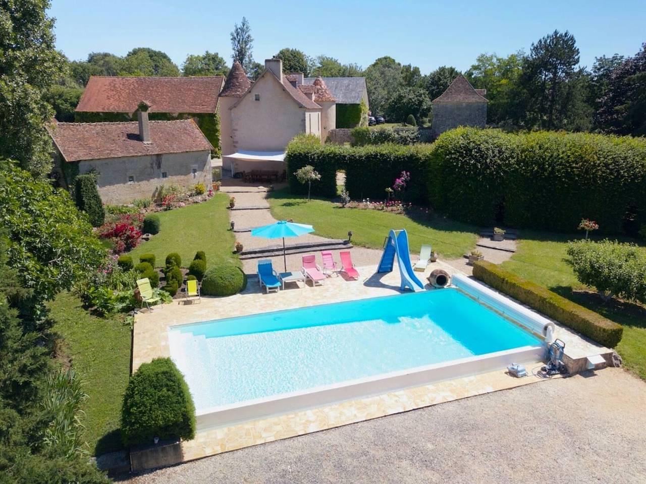 Manor aus dem 15. Jh. mit Pool im Naturpark Brenne in Mauvières, Le Blanc und Umgebung