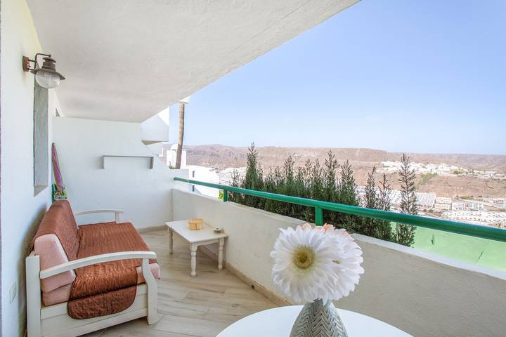 Ferienwohnung für 4 Personen, mit Balkon und Kinderpool in Puerto Rico (Gran Canaria) - 3