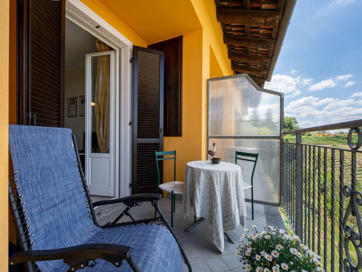 Ferienwohnung für 2 Personen, mit Garten und Balkon sowie Ausblick im Piemont - 3