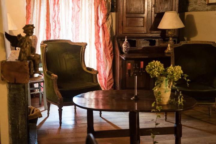 Chambre d’hôte pour 2 personnes, avec terrasse à Pigna (Ligurie)