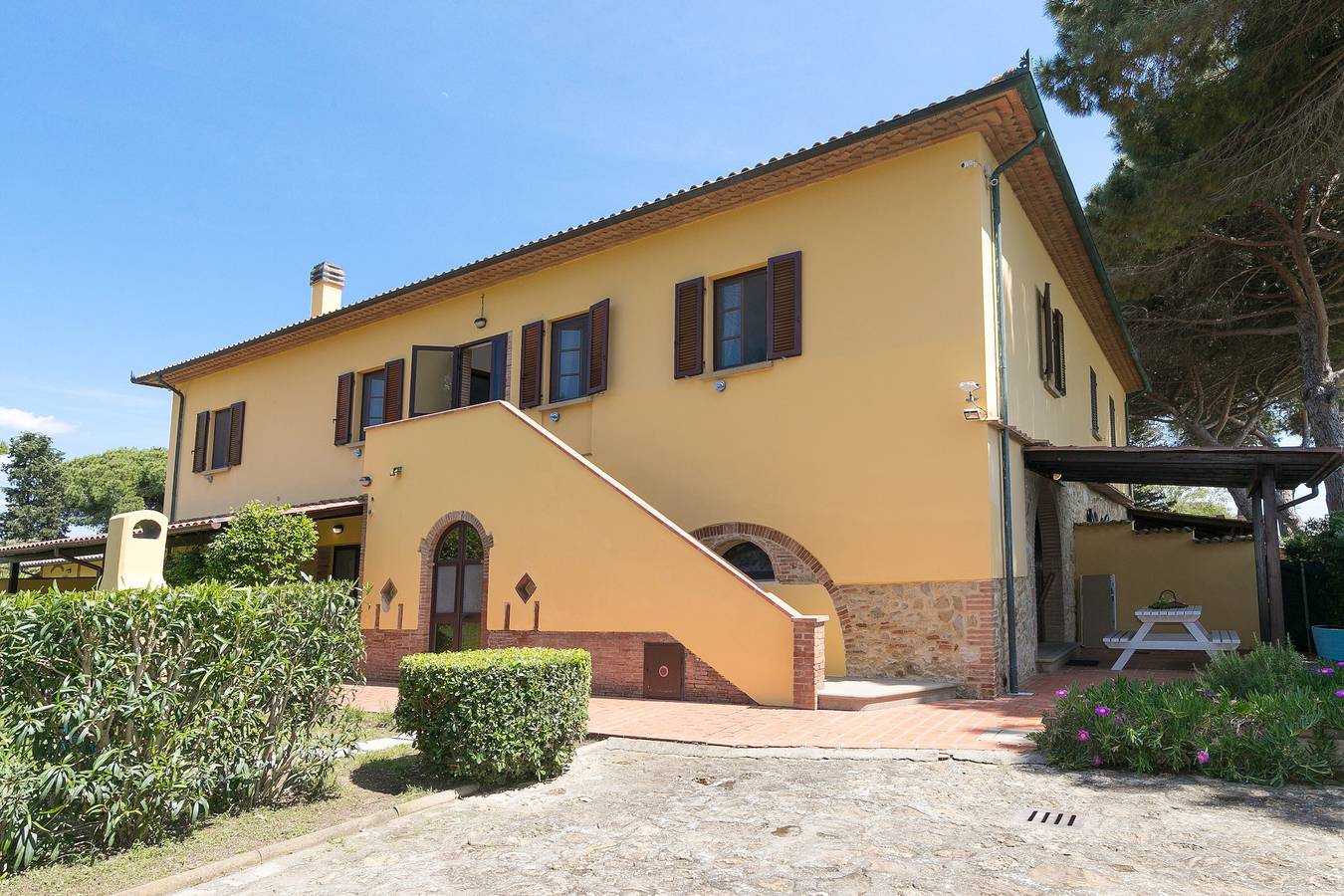 Appartamento 'Podere Nuti - 3 Vallino' con piscina, giardino e Wi-Fi in comune in Mazzanta, Cecina