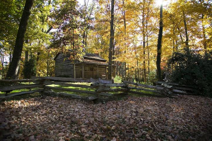 Blockhütte für 2 Personen, mit Garten und Terrasse - 1