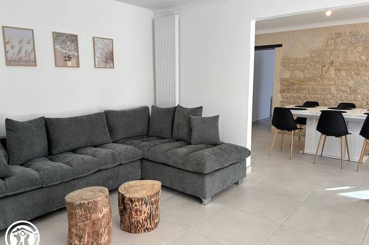 Gîte pour 6 personnes, avec jardin