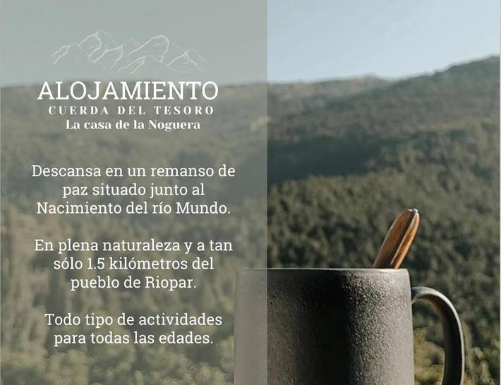 Casa rural para 5 personas, con Balcón y Terraza además de Jardín y Vistas en Riopar (rio Mundo)