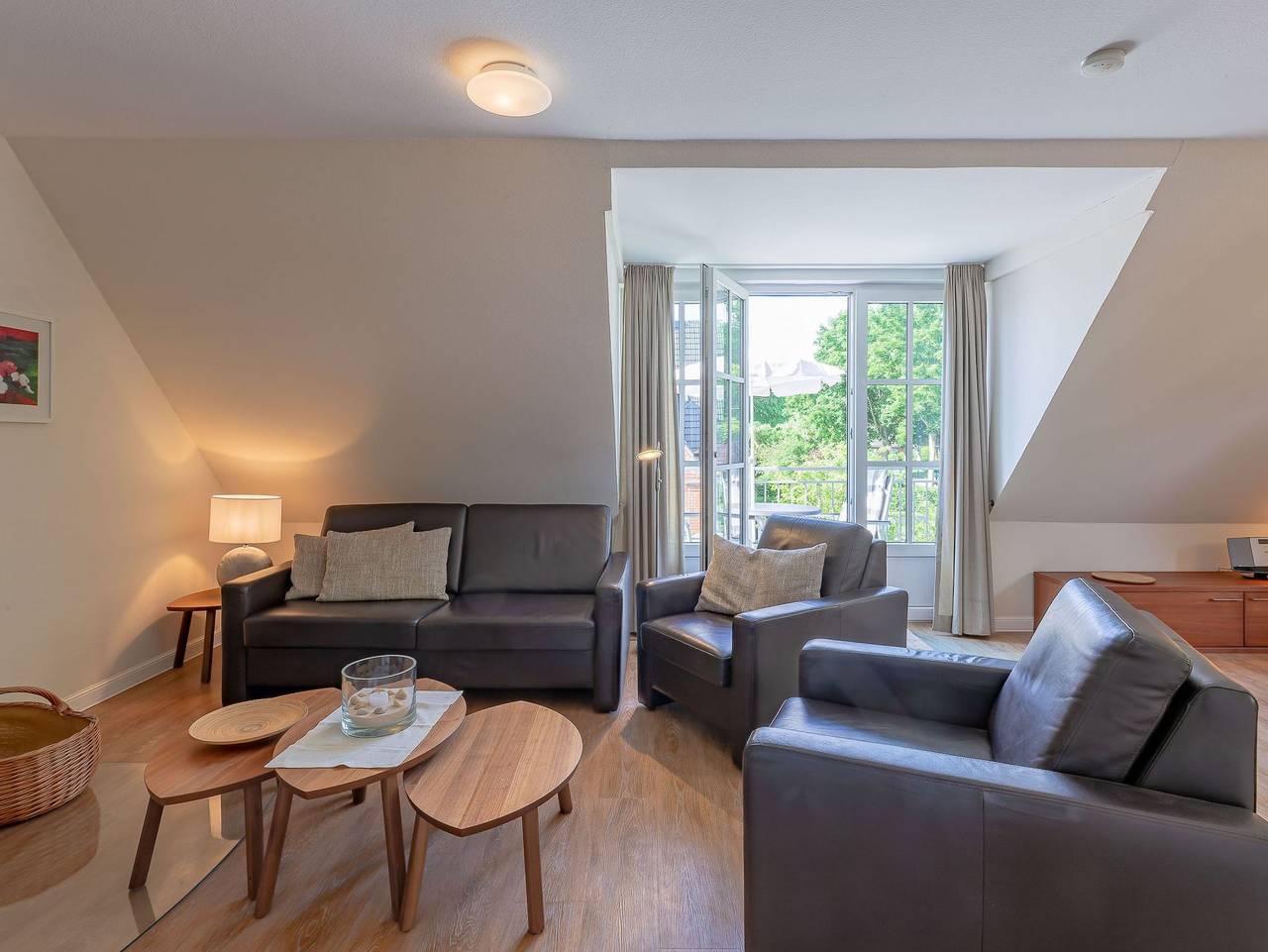 Ganze Ferienwohnung, Südbalkon - Südbalkon in Wyk auf Föhr (Stadt), Wyk auf Föhr