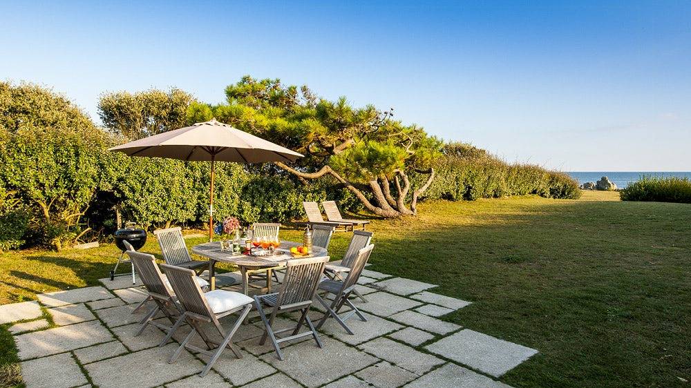 Villa bretonne avec vue mer et spa à Porz-Riagat in Lesconil, Plobannalec-Lesconil