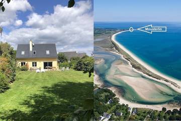 Gîte pour 5 personnes, avec terrasse et jardin dans Mousterlin