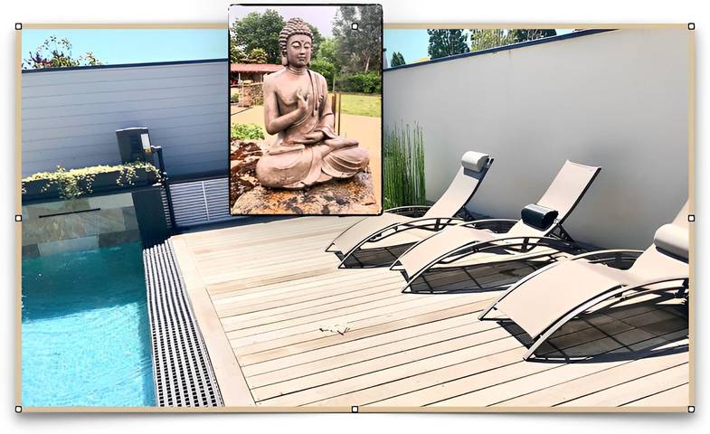 Villa pour 6 personnes, avec terrasse ainsi que jardin et piscine en France - 2