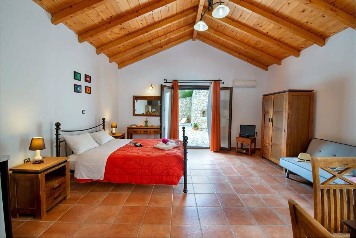 Ferienhaus für 3 Personen mit Balkon/Terrasse in Vlachopoulatika, Paxos