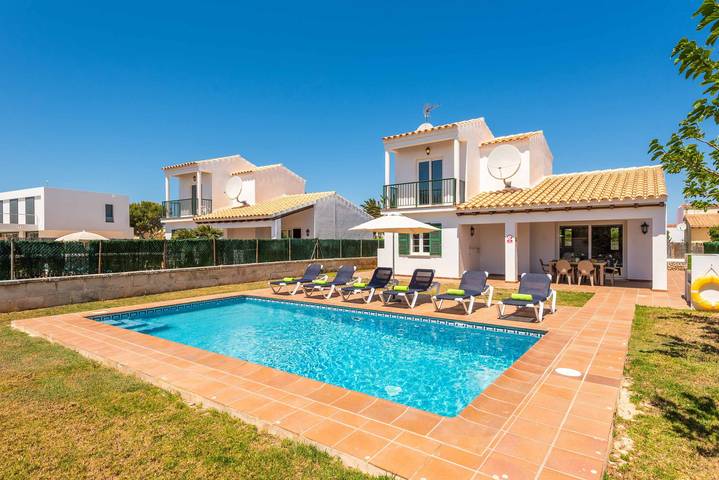 Casa de vacaciones para 7 personas, con terraza en Delfines