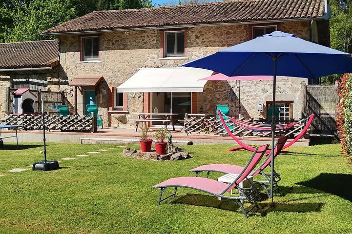 Maison de vacances pour 8 personnes, avec Jacuzzi ainsi que Terrasse et Jardin