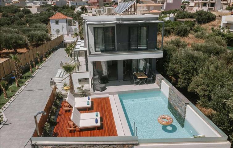 Maison de vacances pour 4 personnes, avec terrasse et piscine