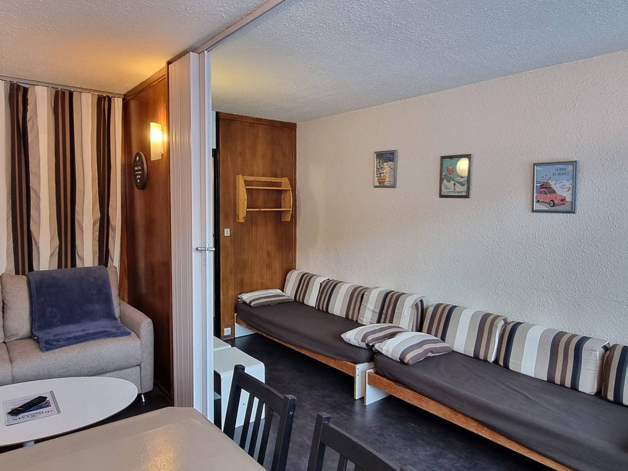 Studio entier, Studio divisible, ski aux pieds, terrasse, animaux admis in Plagne Centre, La Plagne-Tarentaise