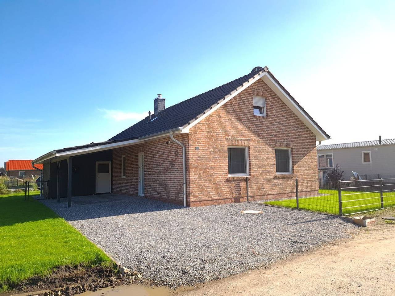 Küstenbrise – hundefreundliches Ferienhaus mit Sauna an der Nordseeküste in Sehestedt (Jade), Jade