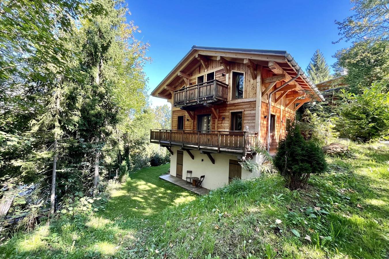 Chalet für 5 Personen mit Garten in Combloux, Pays du Mont-Blanc