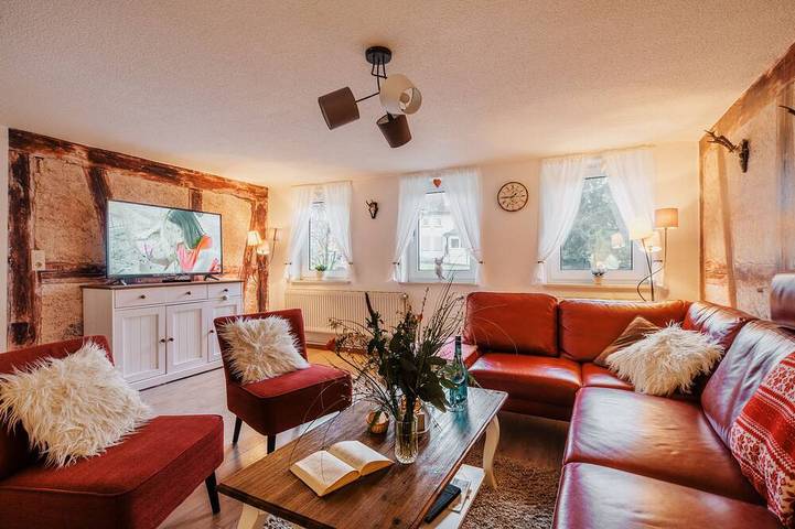 Bauernhof für 9 Personen, mit Garten, mit Haustier im Harz