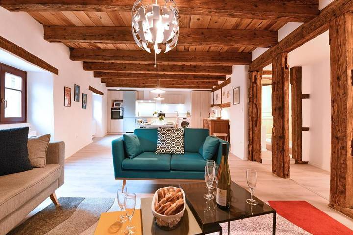 Gîte pour 6 personnes, avec jardin et vue, animaux acceptés à Gueberschwihr - 3