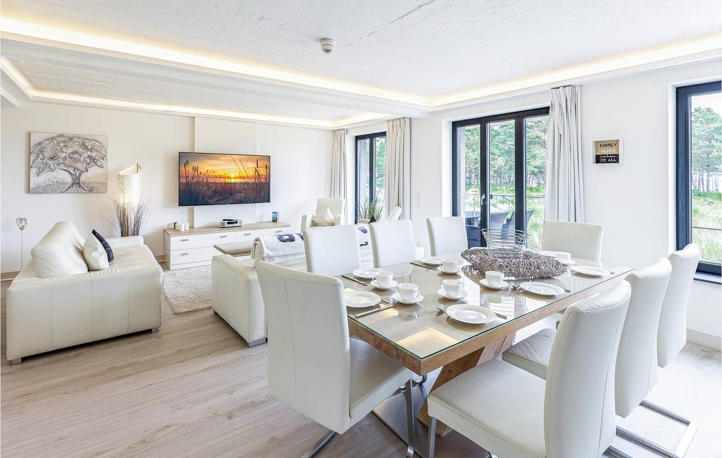 Ganze Ferienwohnung, Strandwohnung mit Terrasse und Internet - 500m zum Strand Binz in Prora, Bergen auf Rügen und Umgebung