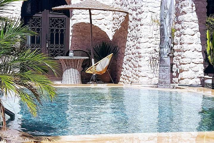 Chambre d’hôte pour 2 personnes, avec vue et piscine ainsi que terrasse et jardin dans Sidi Kaouki - 3