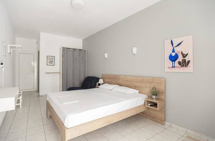 Appart’hôtel pour 3 personnes, avec Balcon ainsi que Terrasse et Jardin