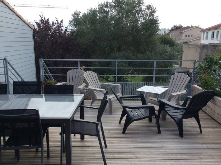 Gîte pour 10 personnes, avec jardin et balcon à La Rochelle - 4