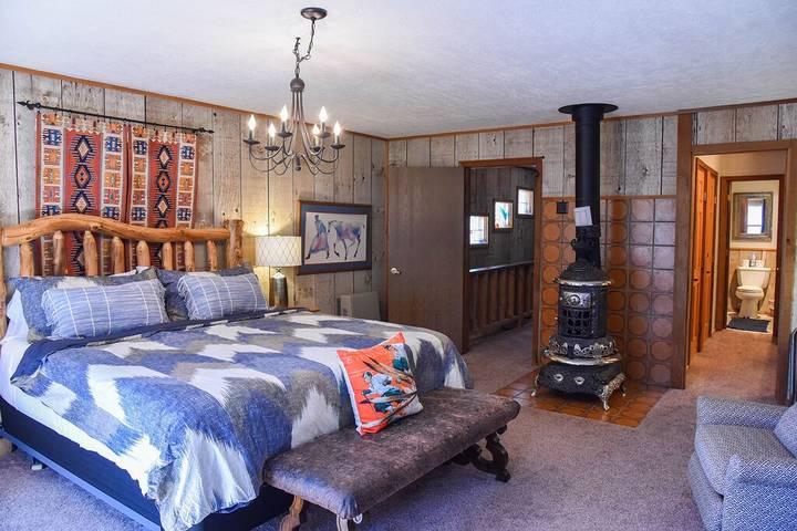 Vacation house for 10 people, with balcony, with pets in Red River