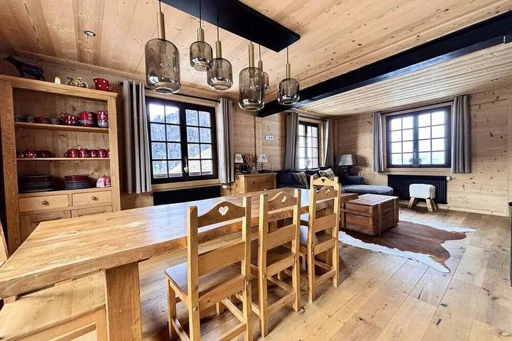 Chalet pour 10 personnes, avec balcon à Flumet