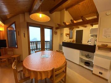 Gîte pour 4 personnes, avec balcon à Cohennoz