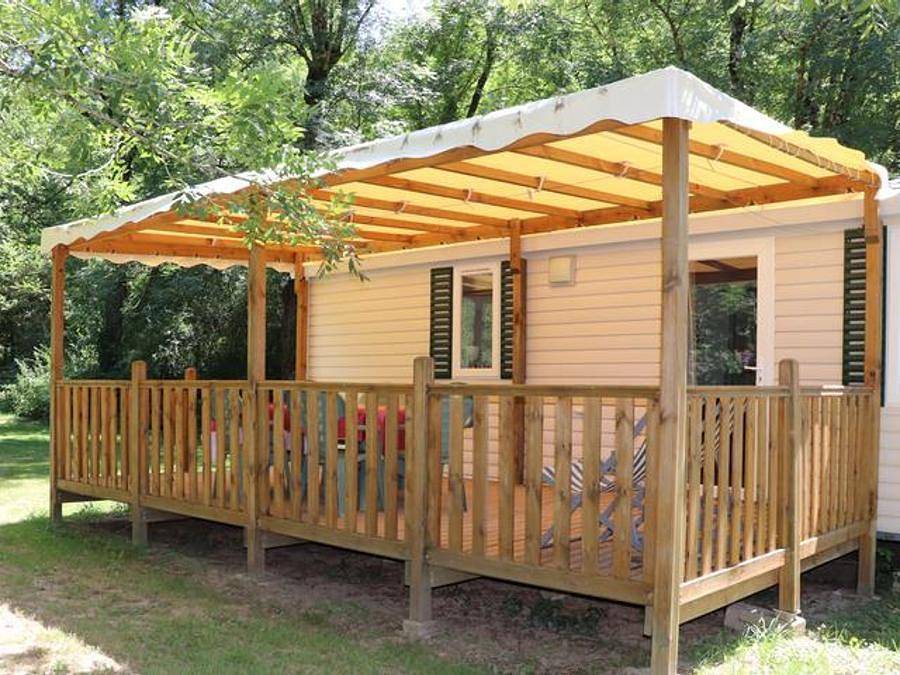 Camping La Prade - Mobilheim 5 personen - Candour 29 M² in Saint-André-de-Najac, Aveyron