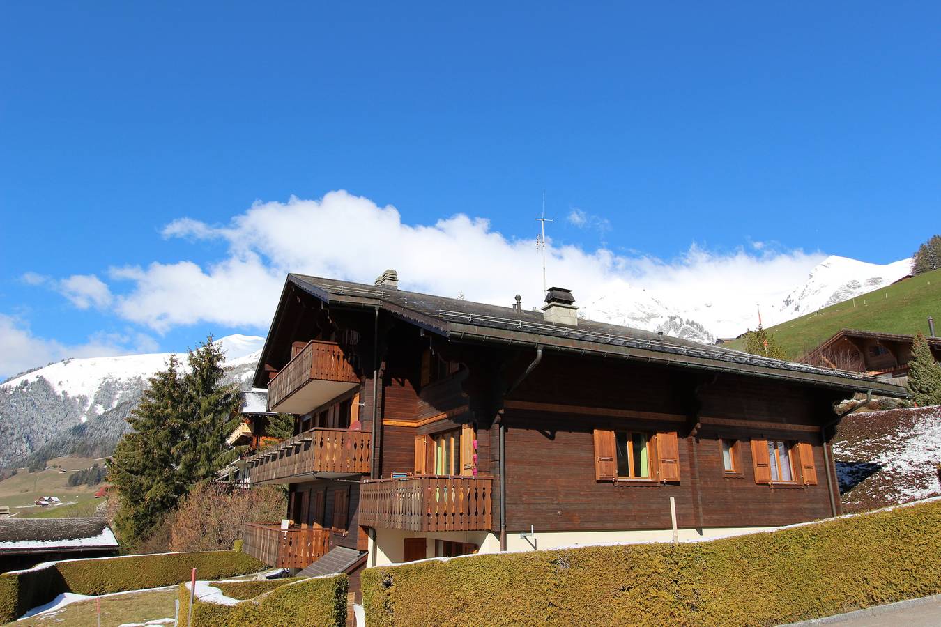 Appartement de vacances entier, Appartement Les Erables - 1 chambre à coucher, 44m2, 4 personnes in Château-d' Œx, Alpes Vaudoises