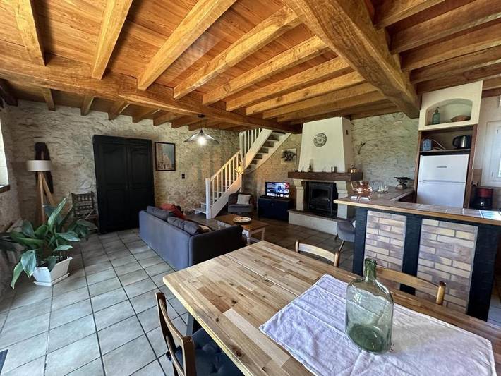 Location de vacances pour 6 personnes, avec jardin, animaux acceptés à Larbey - 4