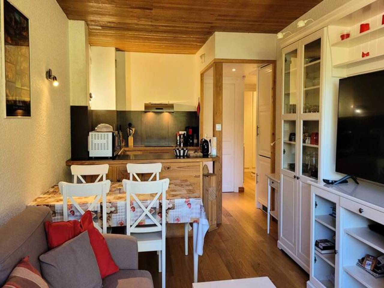 Ganze Wohnung, Apartment in Pra-Loup mit Blick auf die Pisten in Pra-Loup, Uvernet-Fours