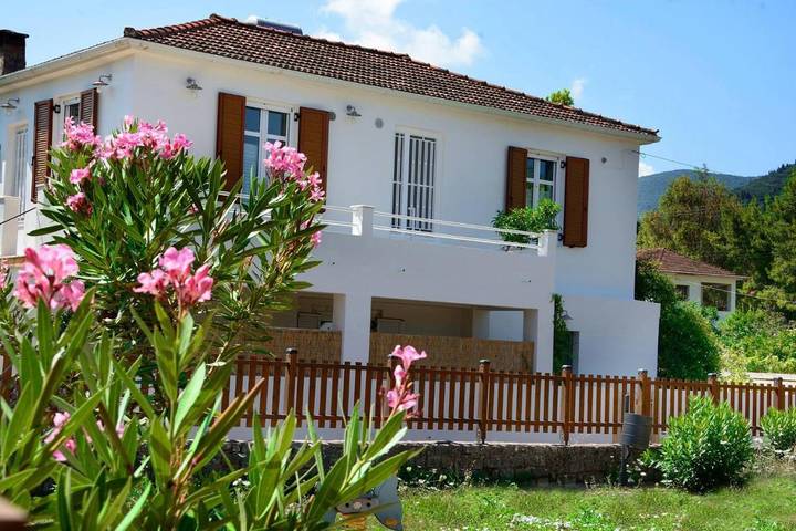 Villa pour 8 personnes, avec vue ainsi que jardin et piscine, animaux acceptés à Ithaque - 2