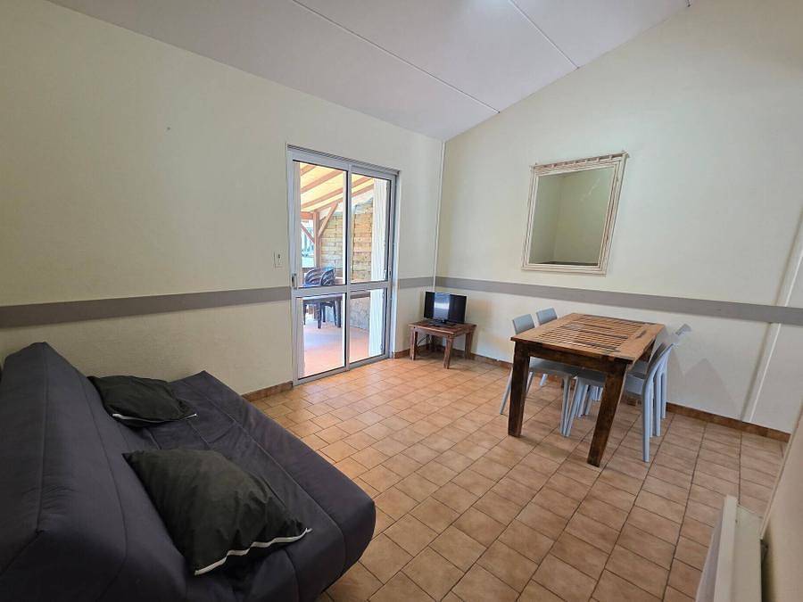 Camping Domaine de Chaussy - Piso 6 personas - Piso | 2 Dormitorios | 4/6 Personas | Terraza elevada | 1 Baño | Aire acondicionado | Tv in Lagorce, Ardèche
