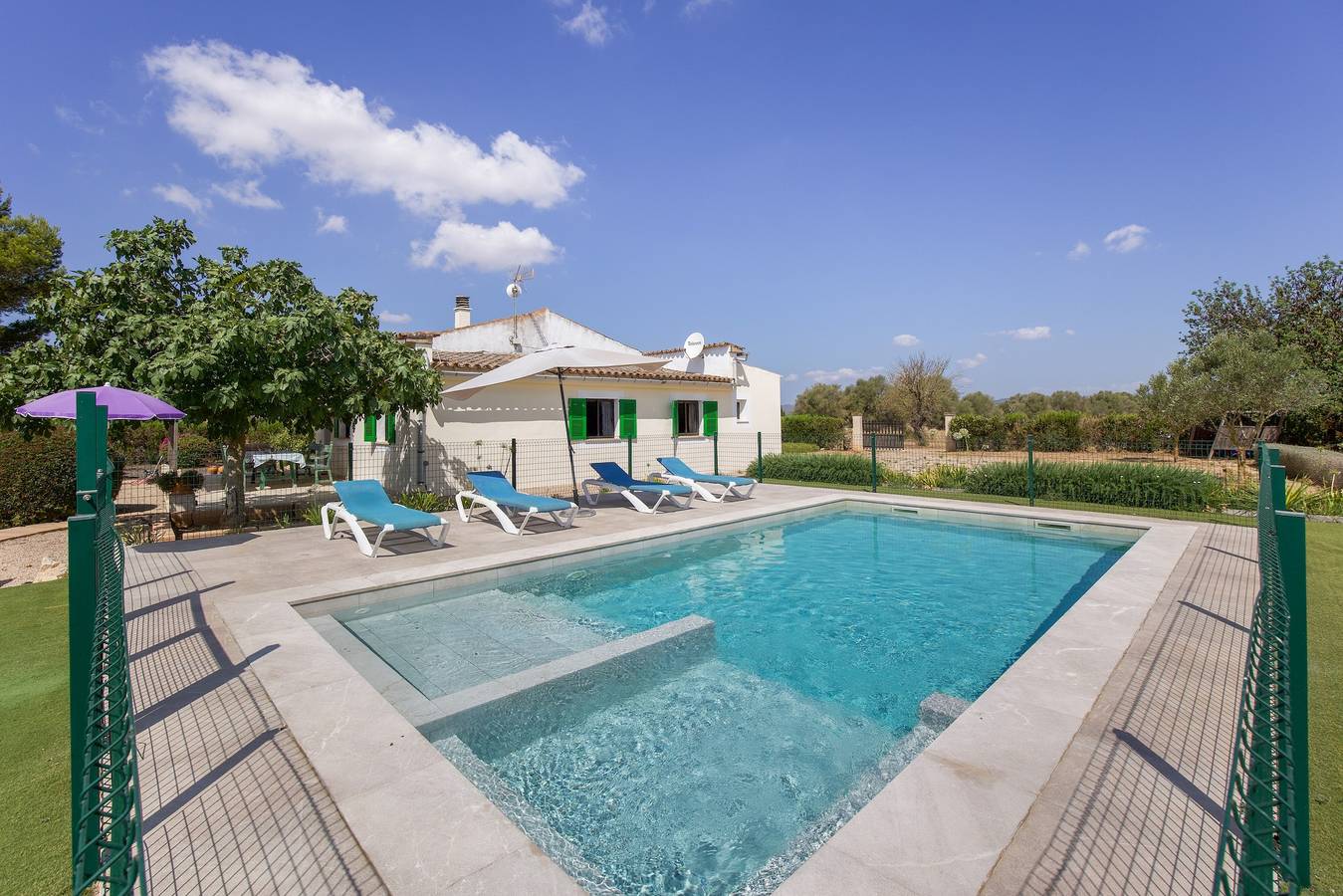 Cottage familial Sa Vinya avec piscine privée, terrasse, Wi-Fi et jardin à Campos, Majorque in Campos, Majorque du Sud