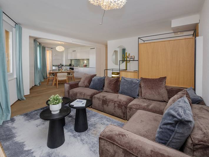 Vacation rental for 4 people, with Balcony and Terrace as well as View in Montana (Switzerland)